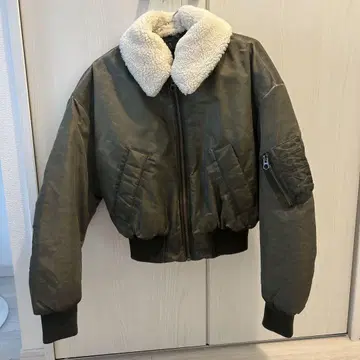 ZARA 올리브 그린 MA-1 자켓