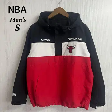 NBA 시카고 불스 나일론 자켓 S 레드 블랙