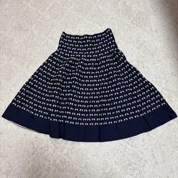 M's GRACY 네이비 플레어 스커트 40