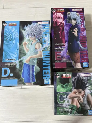 HUNTER x HUNTER 제일복권 피규어 3체 세트