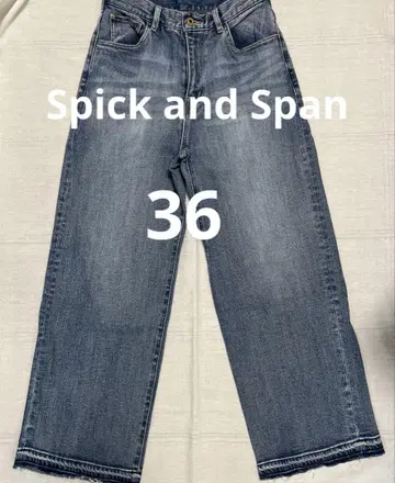 스픽 앤 스팬 5 1/2 LOOSE-STRAIGHT DENIM36