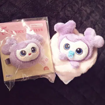 GIGO 한정판 TWICE LOVELYS 싸개 마스코트 헤어핀 사나