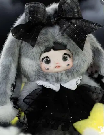 nommi 일기 예보 시리즈 새구름 블랙 토끼 Darkness