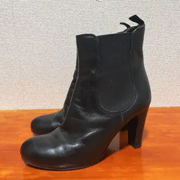 파비오 루스코니 사이드 고어 부츠 블랙 37 23.5cm