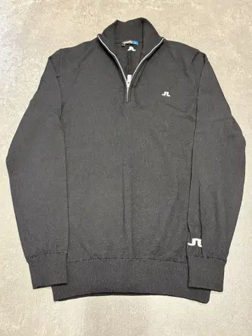 미니멀리스트 SALE J.Lindeberg 블랙 집업 스웨터