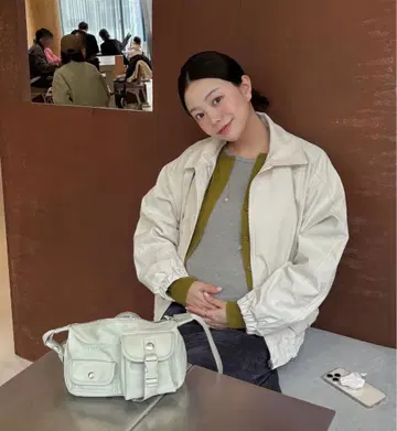 [ GRIP ] 한국 오버 사이즈 블루종 자켓