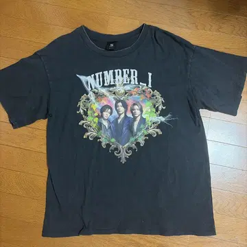 NUMBER 1 그래픽 오버사이즈 T셔츠