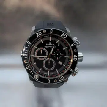 새상품급 EDOX 에독스 크로노 오프쇼어 1 손목시계