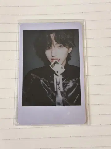 미치에다 슌스케 잡지 폴라로이드풍 포토 카드 IM