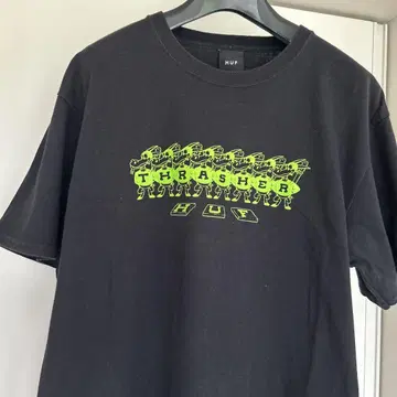 HUF THRASHER 그래픽 T셔츠 블랙