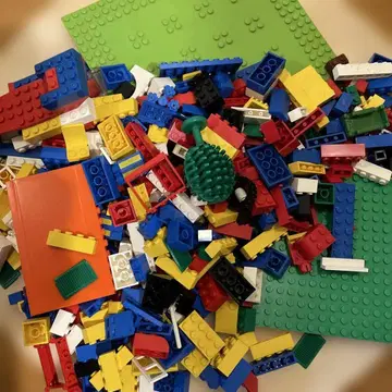 LEGO 블록 부품과 플레이트 세트