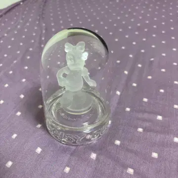 디즈니랜드 데이지덕 유리 세공 입상 크리스탈 유리