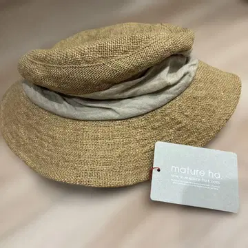 mature ha. 주트 햇 MJT-01M 베이지