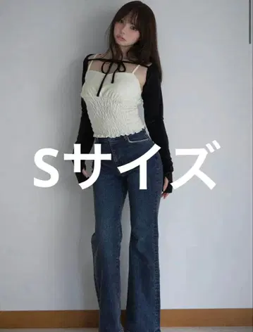 andmary 하트 스티치 데님 S 사이즈