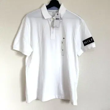 타미 힐피거 화이트 피케 셔츠 M