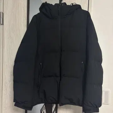 GU 다운 자켓 블랙 M