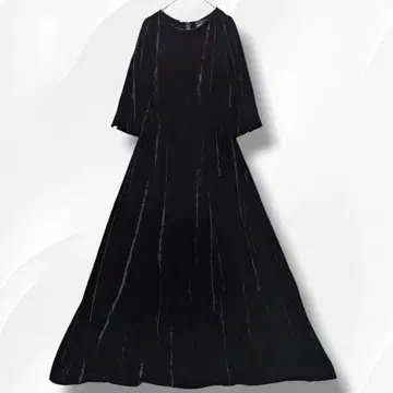 MARIKO KOHGA TOKYOSOIR 벨로아 원피스 맥시 길이 블랙