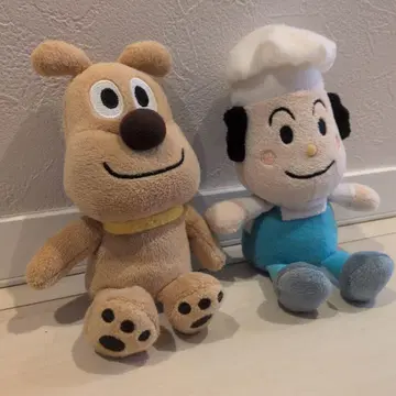 호빵맨 시리즈 바타코 씨와 치즈 봉제 인형