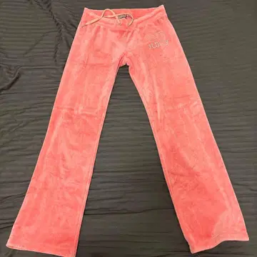 JUICY COUTURE 핑크 스웨트 팬츠