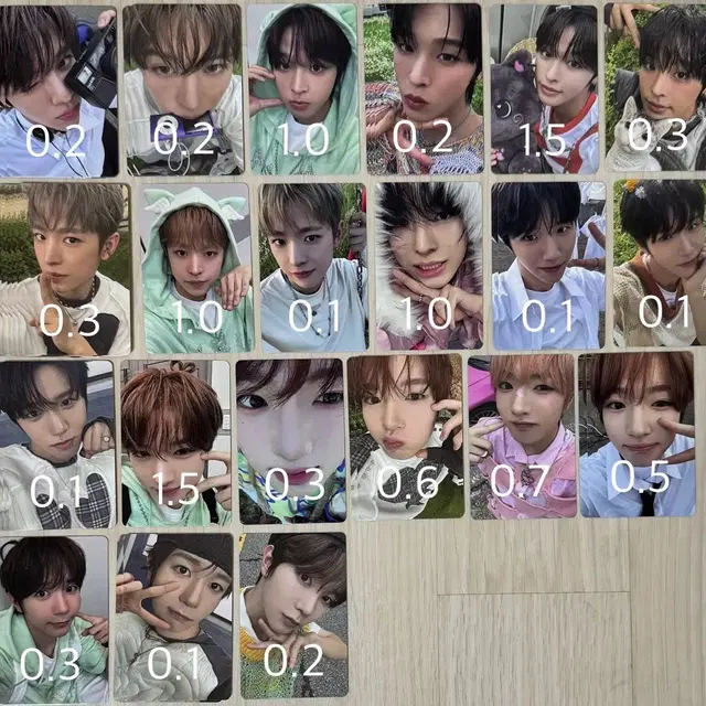 엔시티위시 컬러 앨범 포카 뮤직아트 미공포 양도