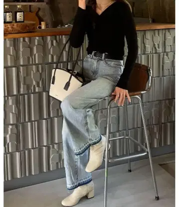 컷오프 데님 팬츠