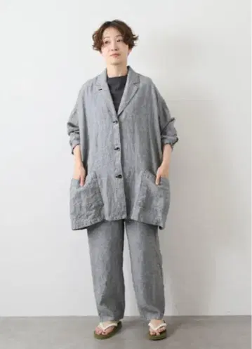 저널 스탠다드 럭스 린넨 치도리 코모도 자켓