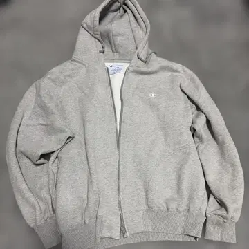 Champion 그레이 후드티 L 사이즈