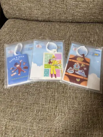호기심 많은 조지 Curious George 러기지 택 F상 3종 세트
