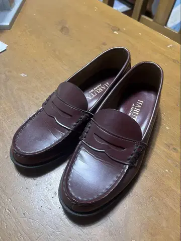 HARUTA 로퍼 브라운 23cm