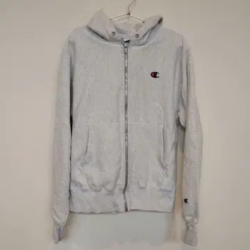 Champion Reverse Weave 후드티 S 그레이