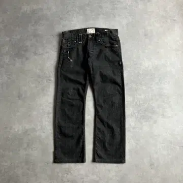 TAVERNITI SO JEANS 블랙 데님 팬츠 y2k 구제 의류