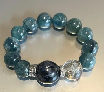 설날 세일 그린 카이아나이트 디자인 팔찌