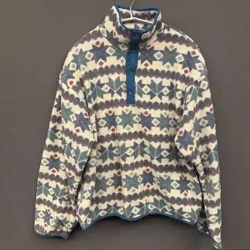 레어! L.L.Bean 팩토리 스토어 기하학 패턴 플리스