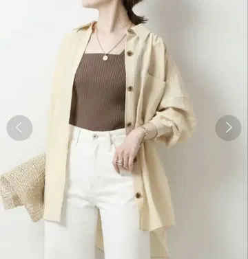 YURIE A. x Spick & Span 시어 루즈 셔츠 긴팔 겉옷