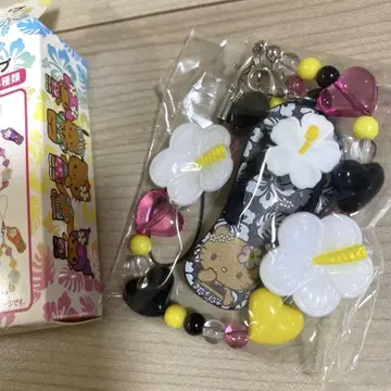 산리오 토코나츠베케이션 시크릿 스트랩 일광화상 키티 블랙