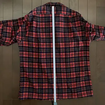 펜들턴 빨간색과 검은색 체크 플란넬 셔츠