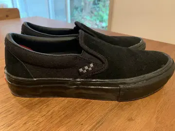VANS 팝 쿠시 슬립온 블랙 US 5.5