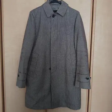 TOMORROWLAND 스텐카라 코트 44 브라운 계열 체크 무늬