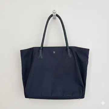 SAZABY 토트백 핸드백 여성용 나일론 네이비