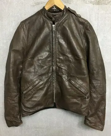 70s 80s S 상당 브룩스 가죽 탈론 싱글 라이더 소가죽