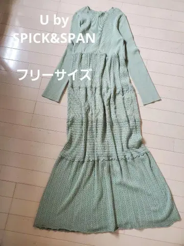 U by SPICK&SPAN 스픽 앤 스팬 니트 롱 원피스 F