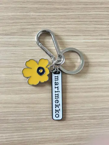 marimekko 꽃 모티브 키링 새상품