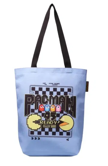 PAC-MAN 토트백 스카이블루