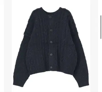 ZUCCa 아란 니트 가디건 스웨터 겉옷