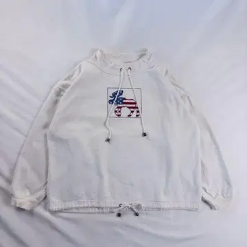 빈티지 구제 의류 90s 성조기 루돌프 애니멀 풀오버 셔츠 스모크