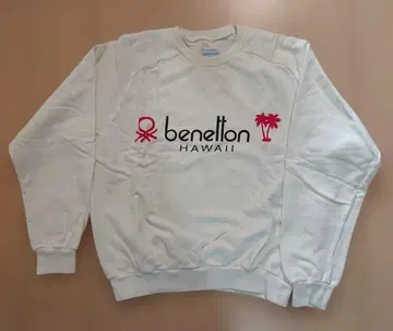 BENETTON 하와이 맨투맨 L 트레이닝복 빈티지 레어