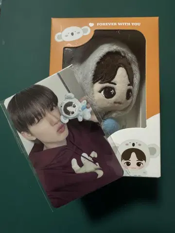 treasure 준규 봉제 인형 포토 카드 포함