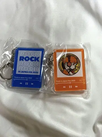 ROCK IN JAPAN 2025 가챠 키링 2개 세트