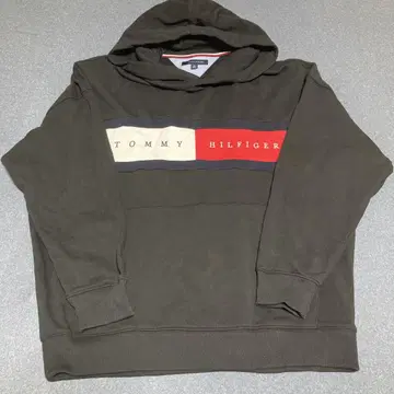 TOMMY HILFIGER 블랙 후드티 XL