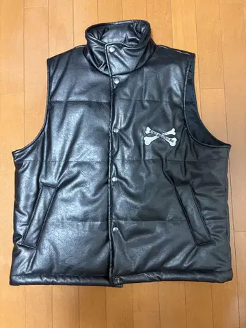 GALFY CRUTCH BRAND 블랙 다운 베스트